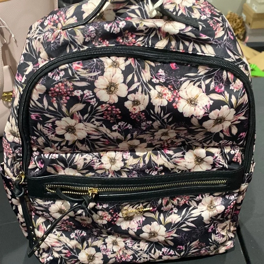 Jessica Simpson Floral Backpack NWT